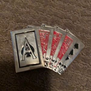 Royal Flush Spades belt Buckle